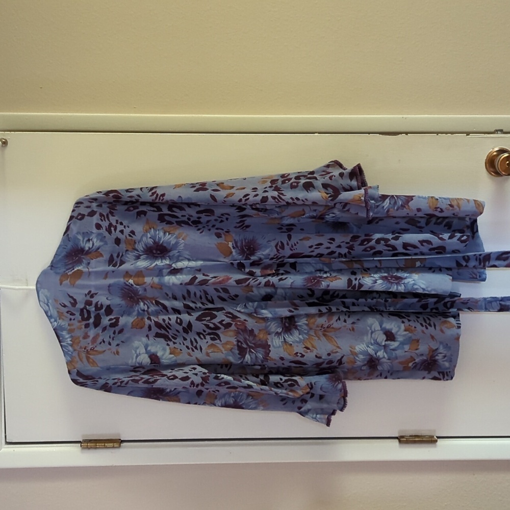 Sensara Floral Print Duster Kimono - Picture 5 of 8